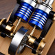 enjomor alpha type stirling engine twin-cylinder twin-piston ec engine model