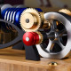 enjomor alpha type stirling engine twin-cylinder twin-piston ec engine model