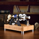 enjomor alpha type stirling engine twin-cylinder twin-piston ec engine model