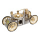 enjomor antique live steam-powered car model golden christmas