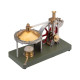 enjomor assembly vertical hero's steam engine model with boiler diy kit