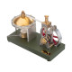 enjomor assembly vertical hero's steam engine model with boiler diy kit