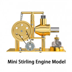 enjomor diy hot air stirling engine model building kits golden