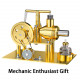 enjomor diy hot air stirling engine model building kits golden