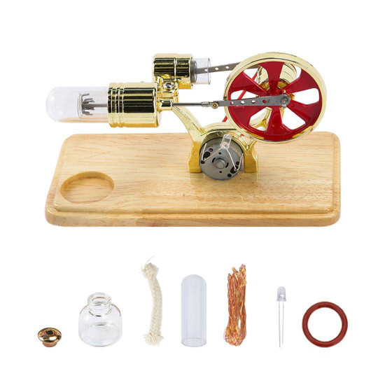 enjomor gamma hot air stirling engine generator movement is everthing