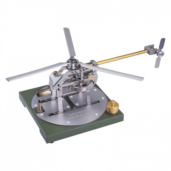 enjomor gamma hot air stirling engine helicopter with base diy model kit stem