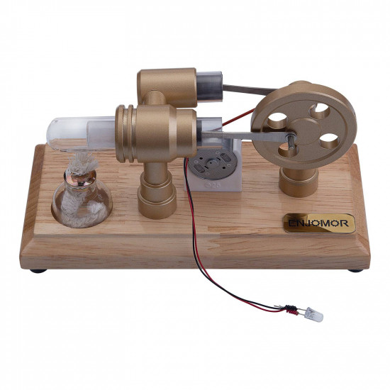 enjomor gamma led hot air stirling engine model