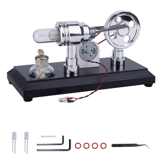 enjomor gamma stirling engine single cylinder sterling engine generator