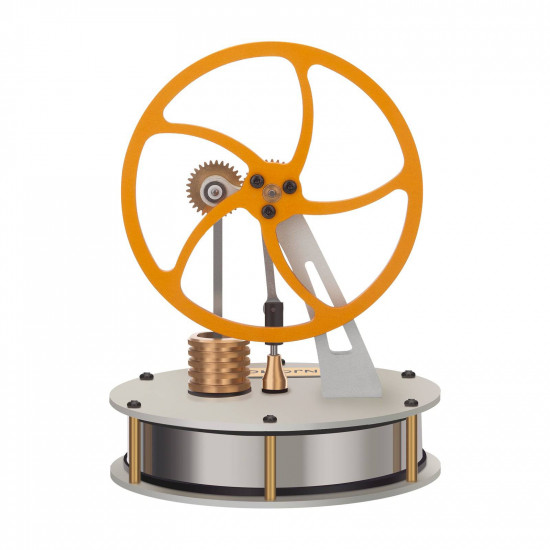 enjomor gamma type low temperature stirling engine coffee engine