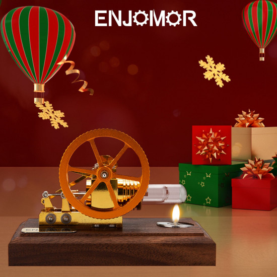 enjomor hot-air gamma type stirling engines