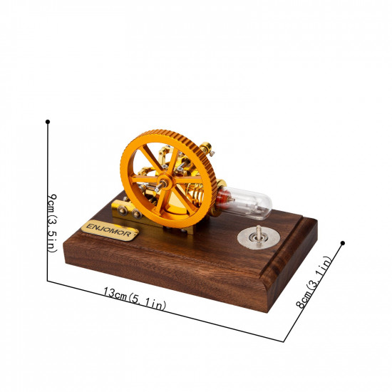 enjomor hot-air gamma type stirling engines