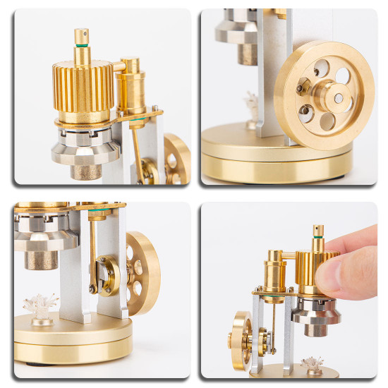 enjomor hot air ringbom engine stirling engine model pocket size