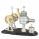 enjomor metal balance hot air stirling engine steam free energy