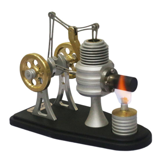 enjomor metal balance hot air stirling engine steam free energy