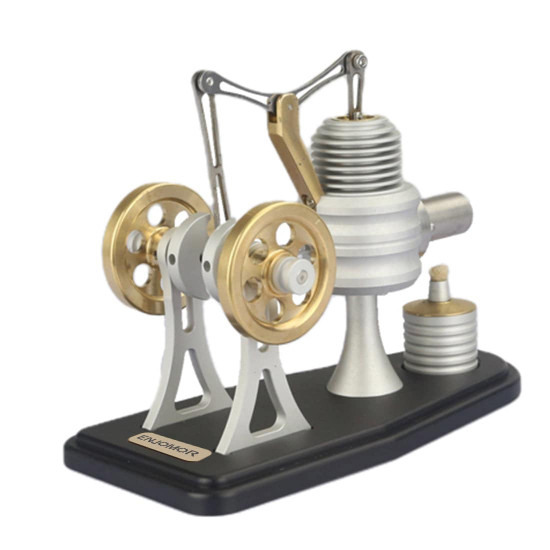 enjomor metal balance hot air stirling engine steam free energy