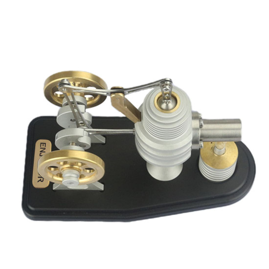 enjomor metal balance hot air stirling engine steam free energy