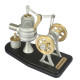 enjomor metal balance hot air stirling engine steam free energy