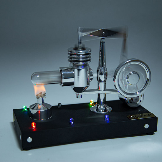 enjomor model hot air engines led stirling engine toy