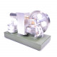 enjomor α-type single cylinder hot-air stirling engine external combustion engine model science toy