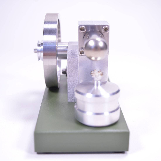 enjomor α-type single cylinder hot-air stirling engine external combustion engine model science toy