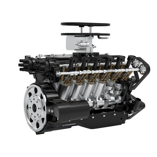 enjomor v12 gs-v12 72cc large scale v12 dohc four-stroke gasoline engine model water-cooled electric start