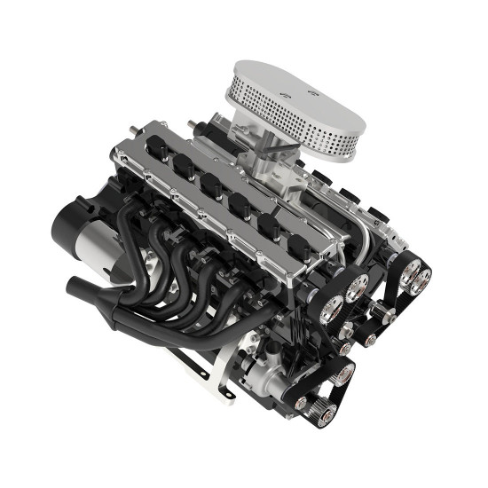 enjomor v12 gs-v12 72cc large scale v12 dohc four-stroke gasoline engine model water-cooled electric start