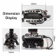 enjomor v12 gs-v12 72cc large scale v12 dohc four-stroke gasoline engine model water-cooled electric start