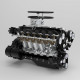 enjomor v12 gs-v12 72cc large scale v12 dohc four-stroke gasoline engine model water-cooled electric start