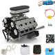 enjomor v8 gs-v8 78cc dohc gasoline water-cooled v8 engine that works with starter kit full set pre-order