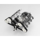 enjomor v8 gs-v8 78cc dohc gasoline water-cooled v8 engine that works with starter kit full set pre-order