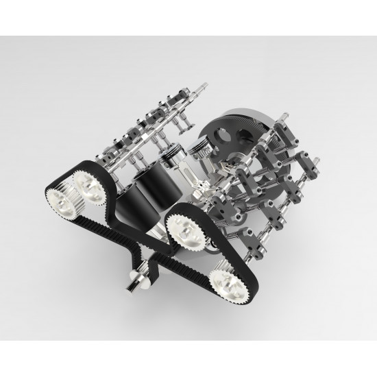 enjomor v8 78cc gs-v8 working scale model engine gas dohc 4 stroke water-cooled pre-order