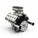 enjomor v8 78cc gs-v8 working scale model engine gas dohc 4 stroke water-cooled pre-order