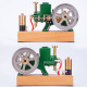 enjomor vintage green gas hit and miss engine mini 4-stroke stationary engine horizontal ic engine model