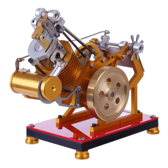 flame flicker stirling engine kit v1-45 engine model educational collection gift