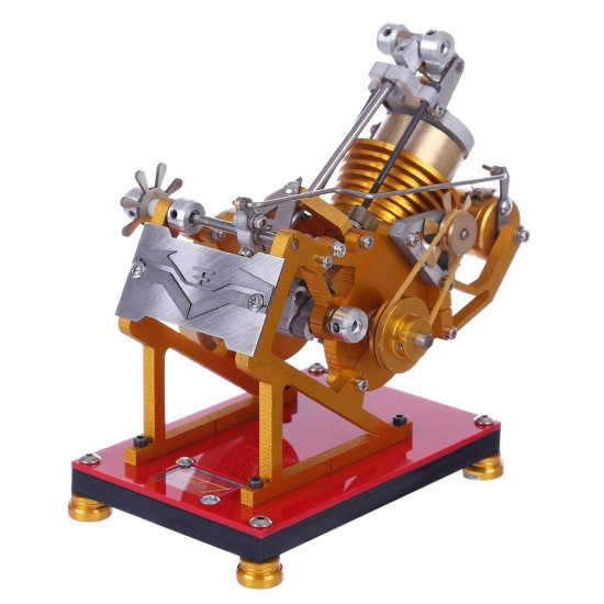 flame flicker stirling engine kit v1-45 engine model educational collection gift