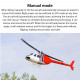 flywing bell-206-v2 470-class rc helicopter model 2.4g rc 6ch electric airplane