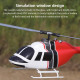 flywing bell-206-v2 470-class rc helicopter model 2.4g rc 6ch electric airplane