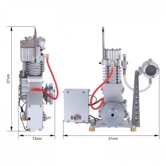 four-stroke 15cc ohv single-cylinder vertical internal combustion engine model