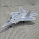 freewing f-22 raptor rc 64mm edf plane pnp epo airplane model