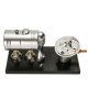 full metal retro style engine steam engine model with boiler alcohol & lamp kit k-005