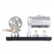 full metal retro style engine steam engine model with boiler alcohol & lamp kit k-005