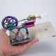 gamma free piston stirling engine with led lights physics demos