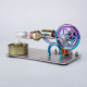 gamma free piston stirling engine with led lights physics demos