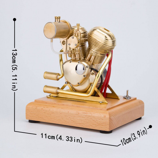 gasoline v-twin small ohv 4.3cc double-cylinder four-stroke engine r28