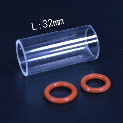 glass air cylinder sleeve for vertical steam engine model kit