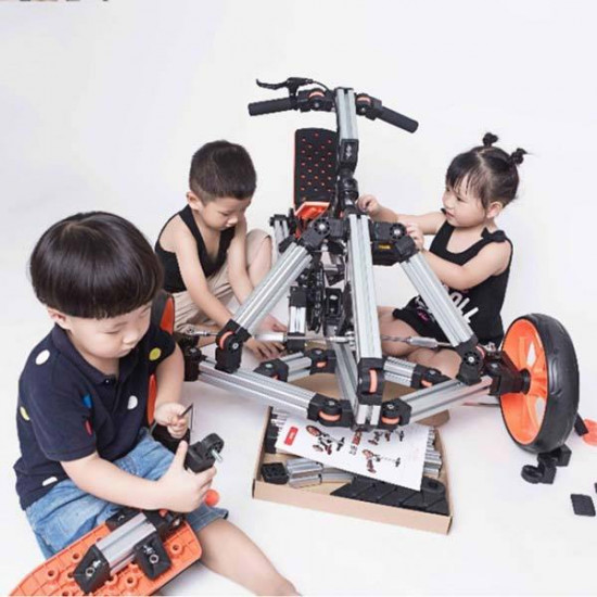 go kart kit 10 in 1 racing electric go kart trike bike with multi-mode for kids parents fun