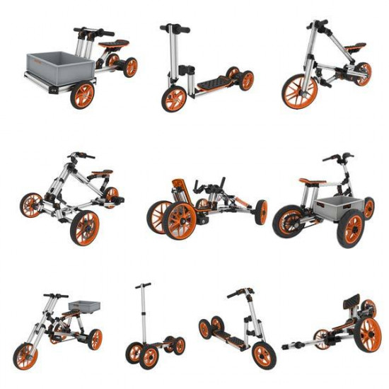 go kart kit 10 in 1 racing electric go kart trike bike with multi-mode for kids parents fun