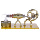 golden single cylinder stirling engine model science physical educational toys gift