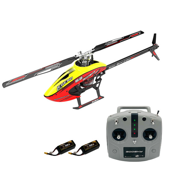 goosky s2 rc plane 6ch 3d aerobatic dual brushless direct drive motor rc helicopter model - rtf version