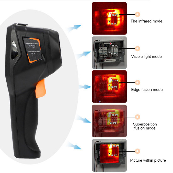 handheld infrared thermal imager visible light camera